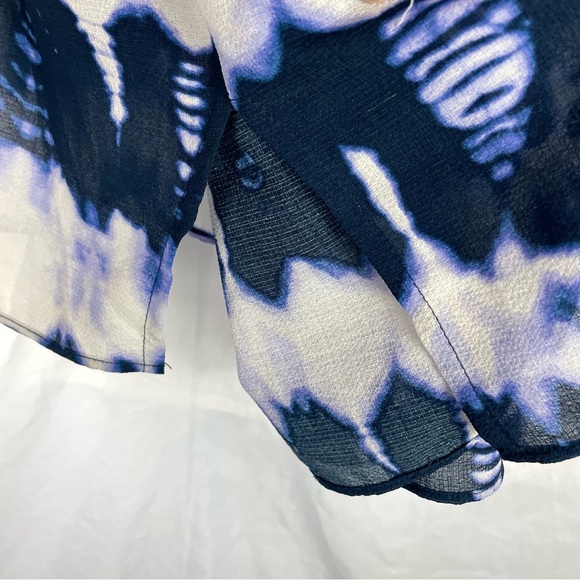 Lane Bryant Women’s Indigo Blue White Tie Dye - Picture 5 of 8